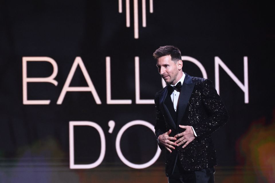 Messi is now a SEVEN-time Ballon d'Or winner