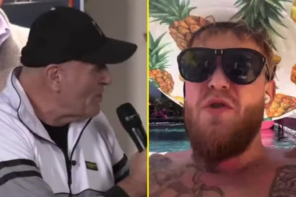 Big John and Paul traded several virtual blows in a feisty press conference