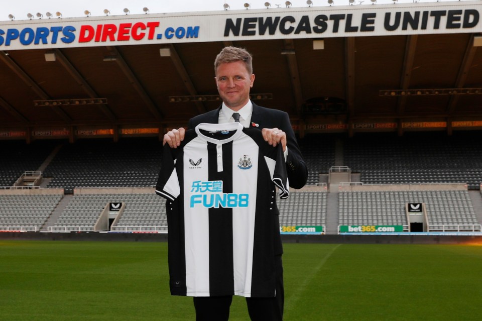 Howe was properly unveiled as Newcastle manager this week