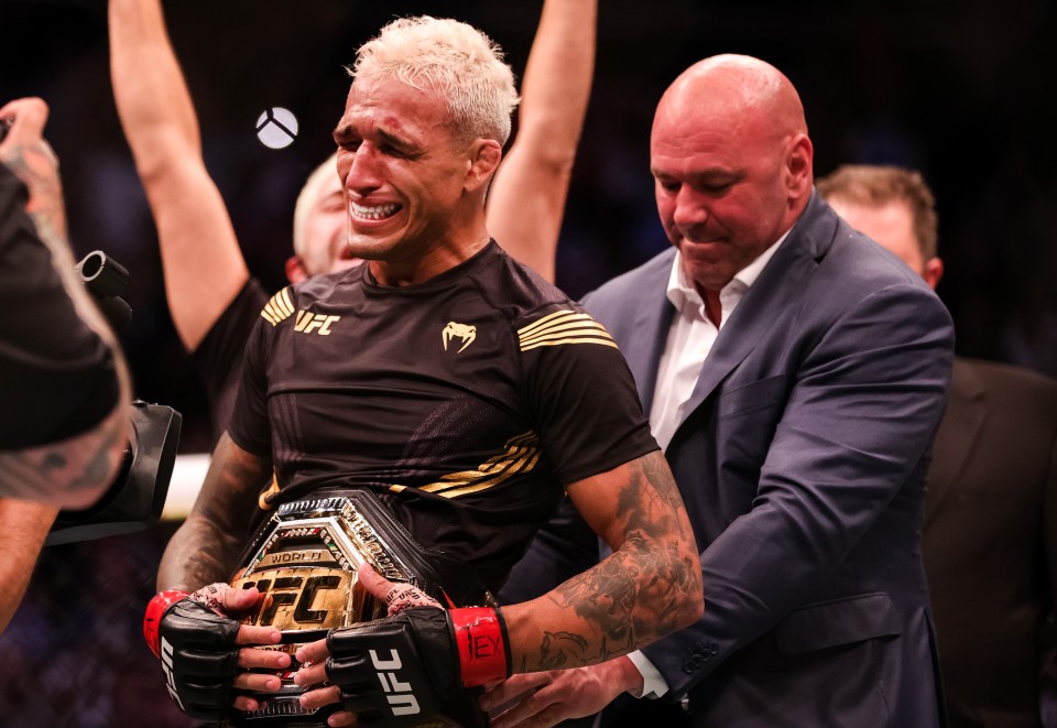 Oliveira has had a remarkable rise to the top of the UFC lightweight division