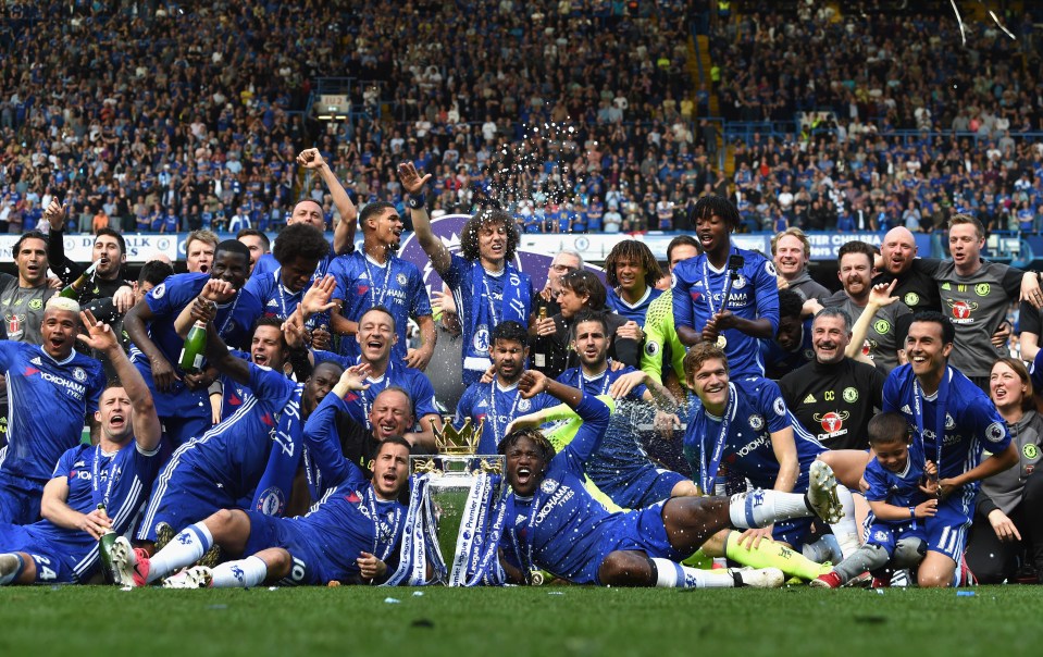 Chelsea won their fifth Premier League title in the 2016/17 season