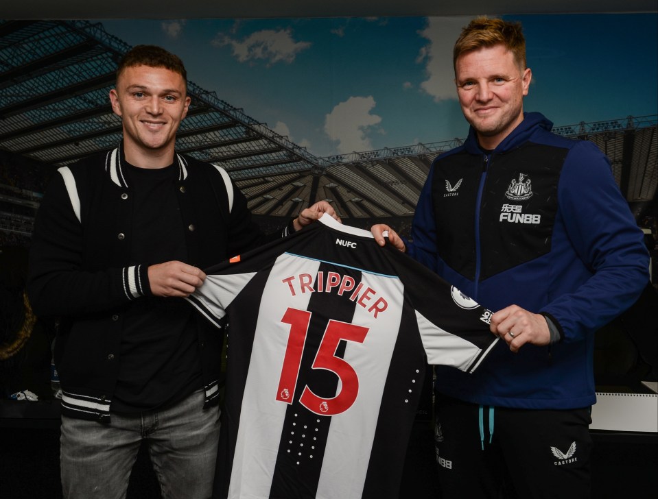 Howe added Kieran Trippier to his squad in the first of several January deals