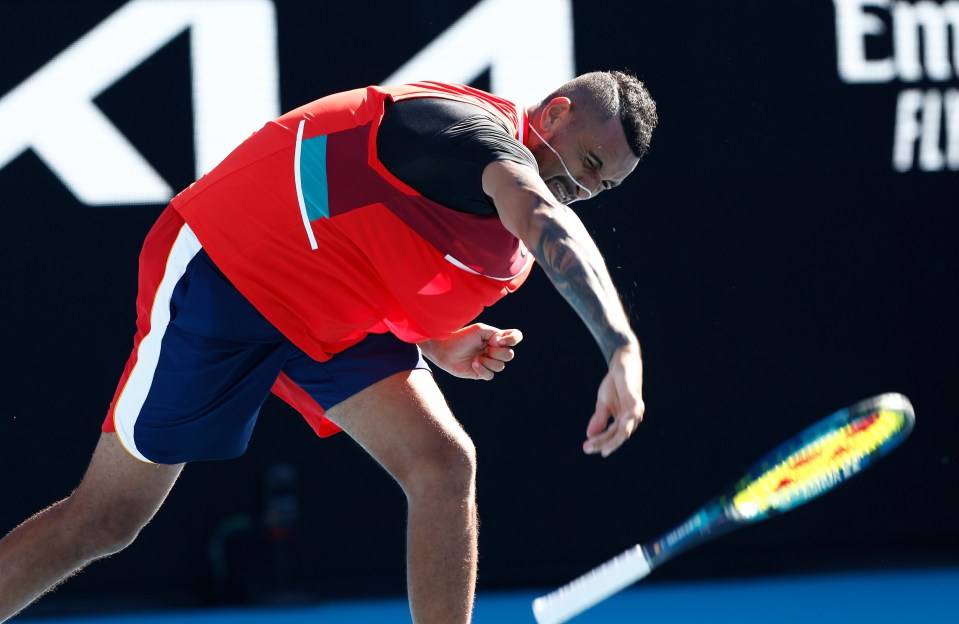 Kyrgios has undoubted talent but has a reputation for his fiery personality and antics on the court