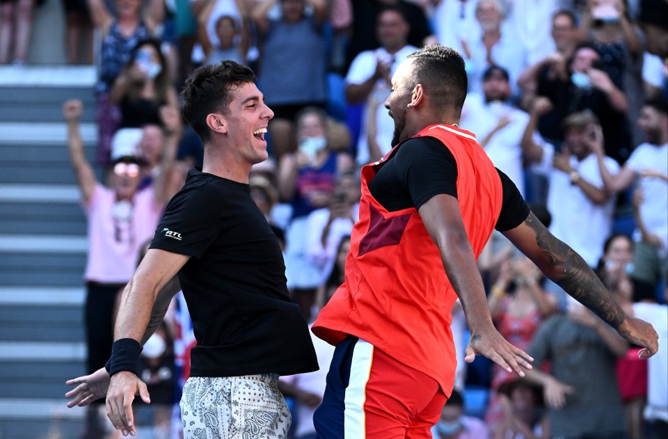 Kokkinakis and Kyrgios are through to the men's doubles semi-final