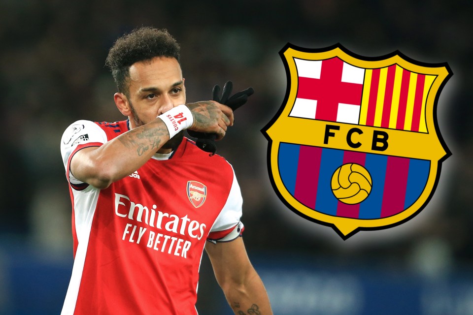 Aubameyang has swapped Arsenal for Barcelona