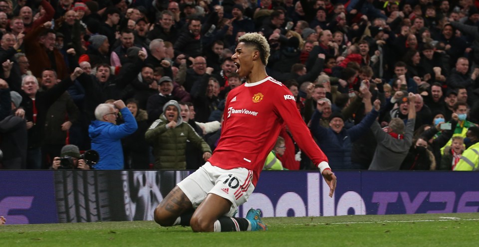 All four of Rashford's Premier League goals this season have been from the bench