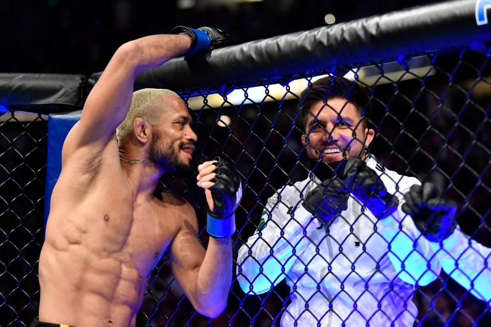 Help form Henry Cejudo [right] was massive for Figueiredo