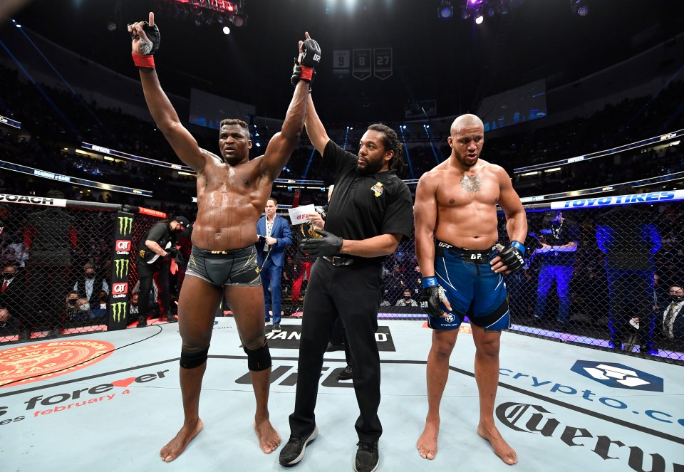 Ngannou beat Gane to become unified heavyweight champion in his final UFC fight
