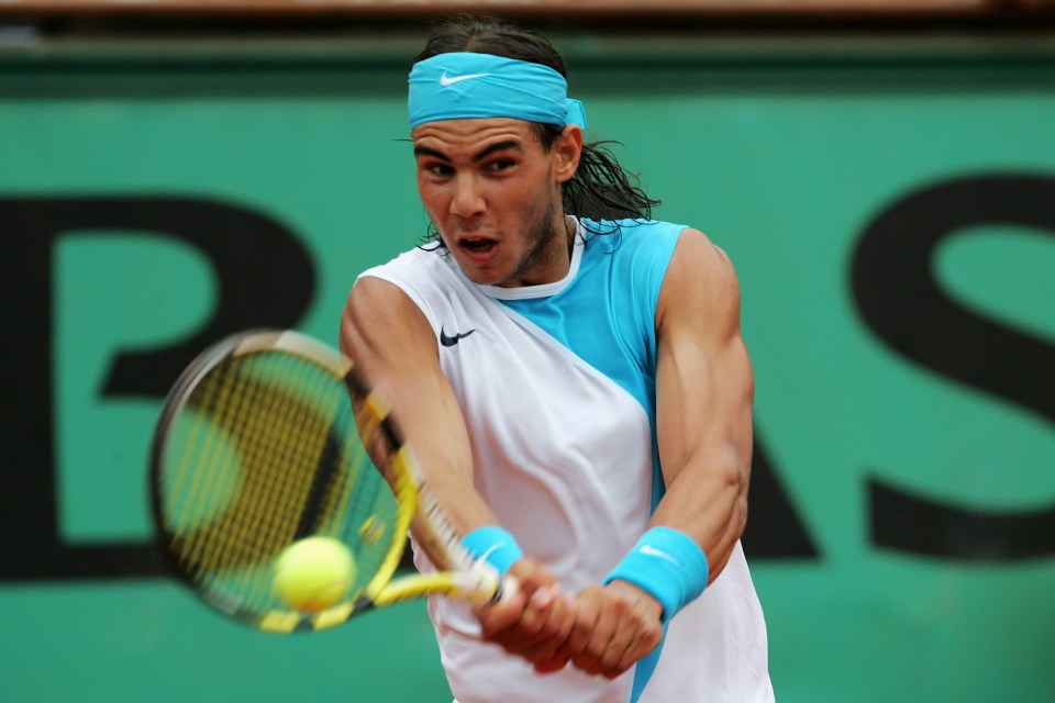 The sleeveless top was very reminiscent of fellow Spaniard Nadal
