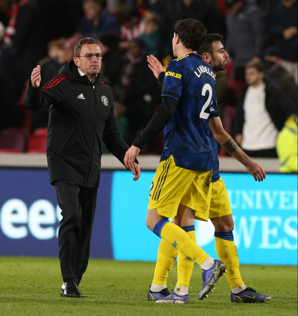 Rangnick confirmed the defender will be out of action while his family recover