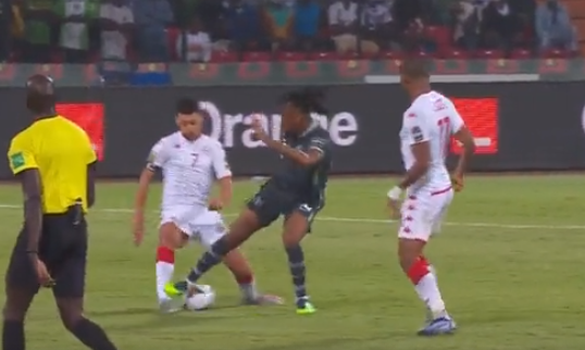 It was a nasty challenge from the Everton man