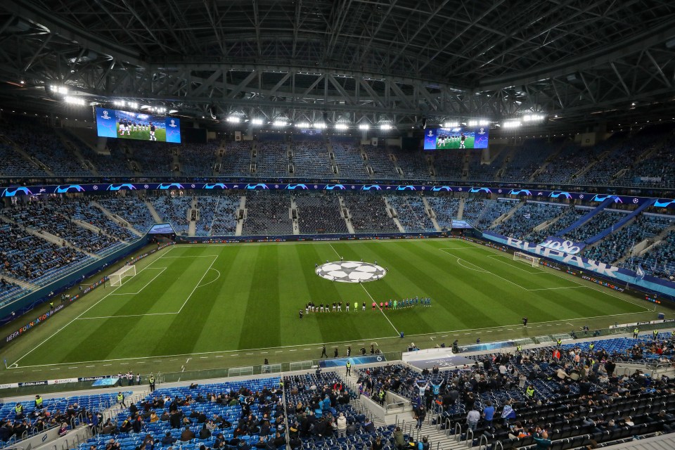 The 2022 Champions League final is set to mark Russia's second time hosting the event - the last time was Moscow in 2008 when Manchester United beat Chelsea