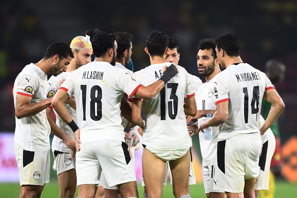 Salah inspired his teammates before the shoot-out took place