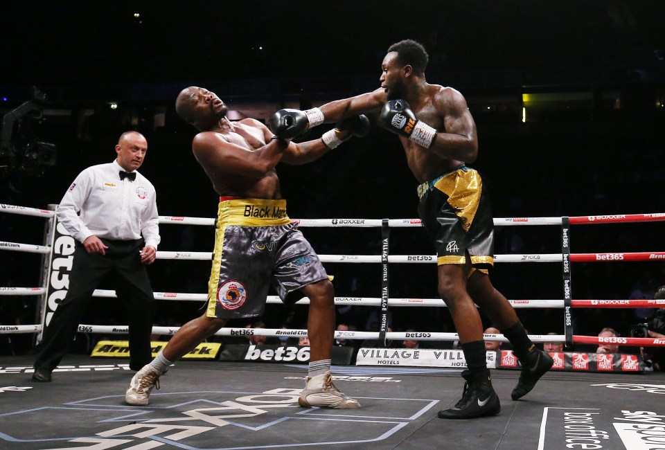 Viddal scored a knockdown in round one