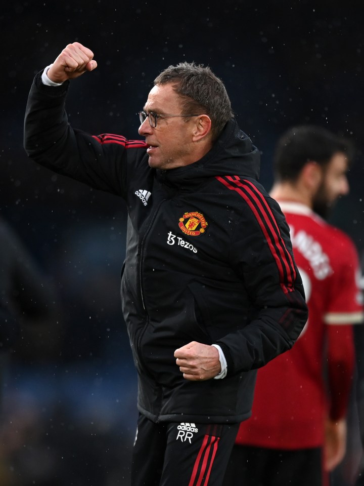 Rangnick's Man United beat Leeds over the weekend and have improved recently