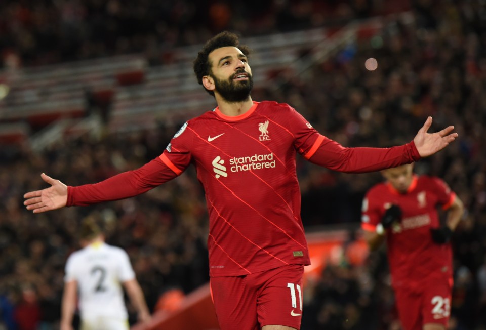 Salah has 27 goals in all competitions this season for Liverpool