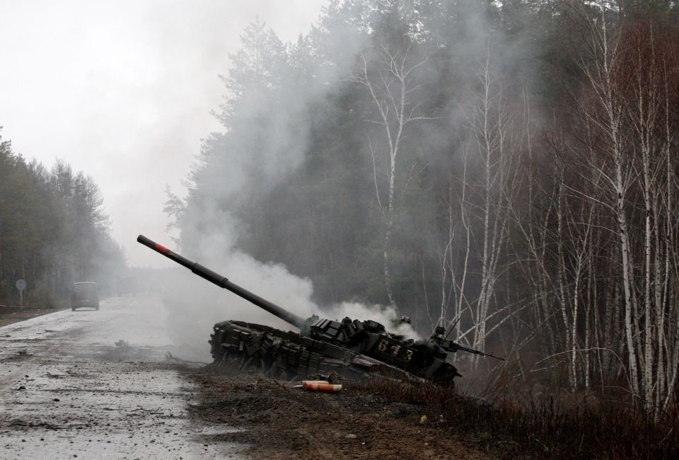 Russian tanks have been moving towards Kiev, which has so far repelled invading forces