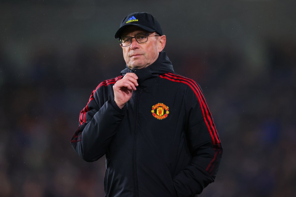 Rangnick spent six months in charge of United