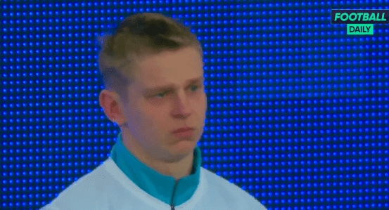 Guardiola discussed Zinchenko's worry
