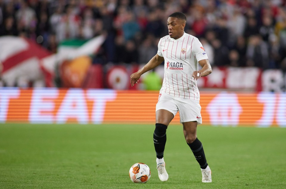 Martial has scored just two goals this season - one for Man United and one on loan for Sevilla