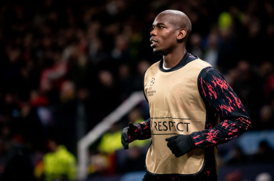 Pogba started the game as a substitute