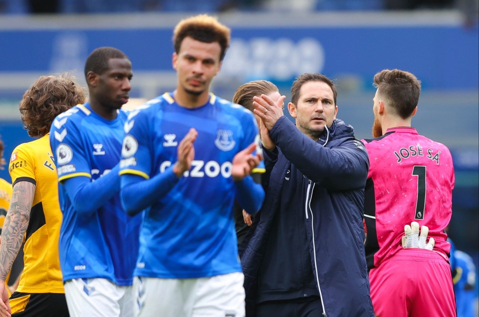 Alli has struggled to make an impact since his January move to Everton