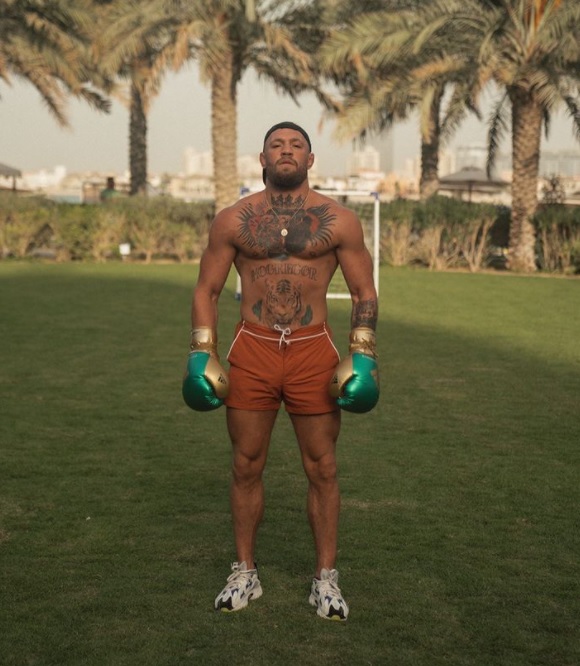 McGregor has packed on muscle during his recovery and appears a lot bulkier