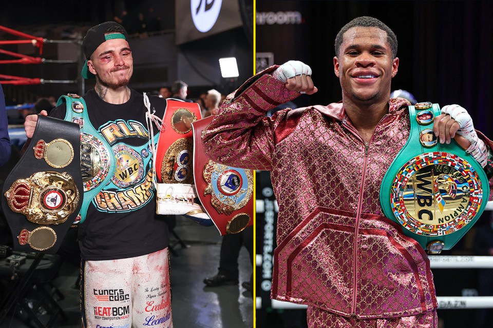 Kambosos Jr and Haney will meet for all the belts at lightweight just one week after Gervonta's fight