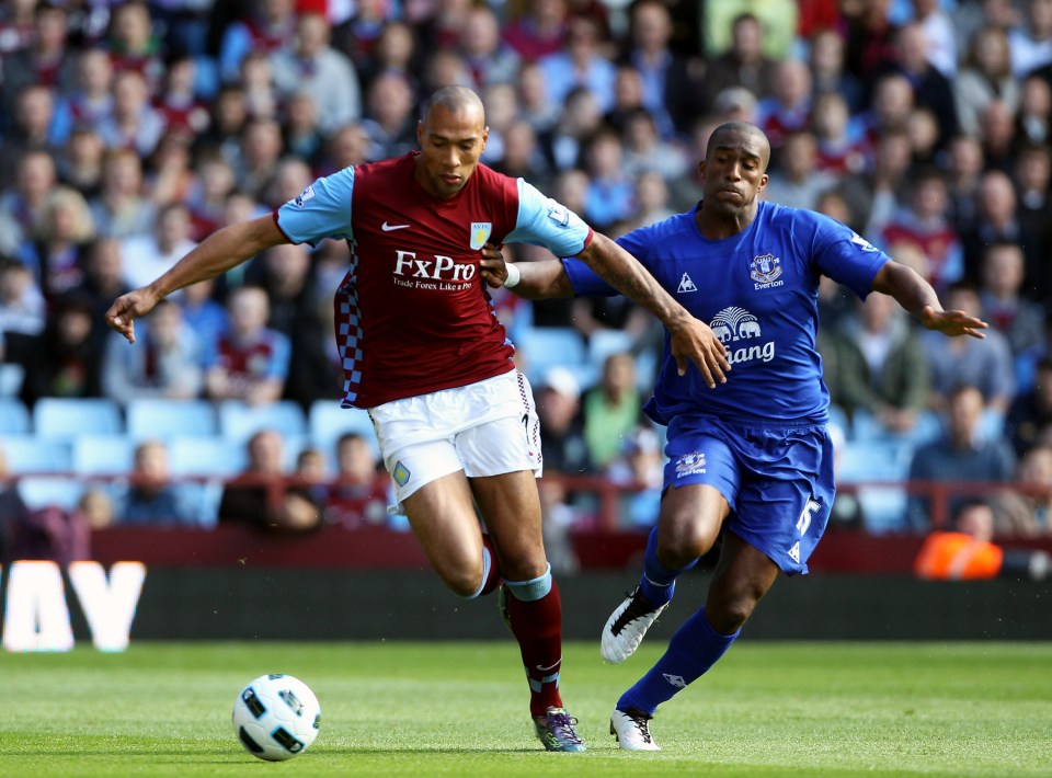 Carew scored 48 goals for Villa from 131 games during his five-year stay