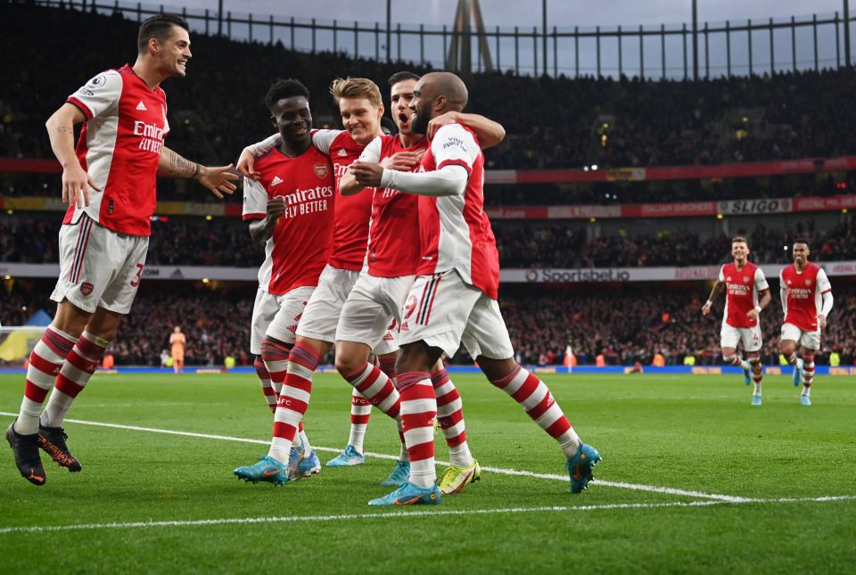 Arsenal are in pole position to secure a spot in the Champions League next season