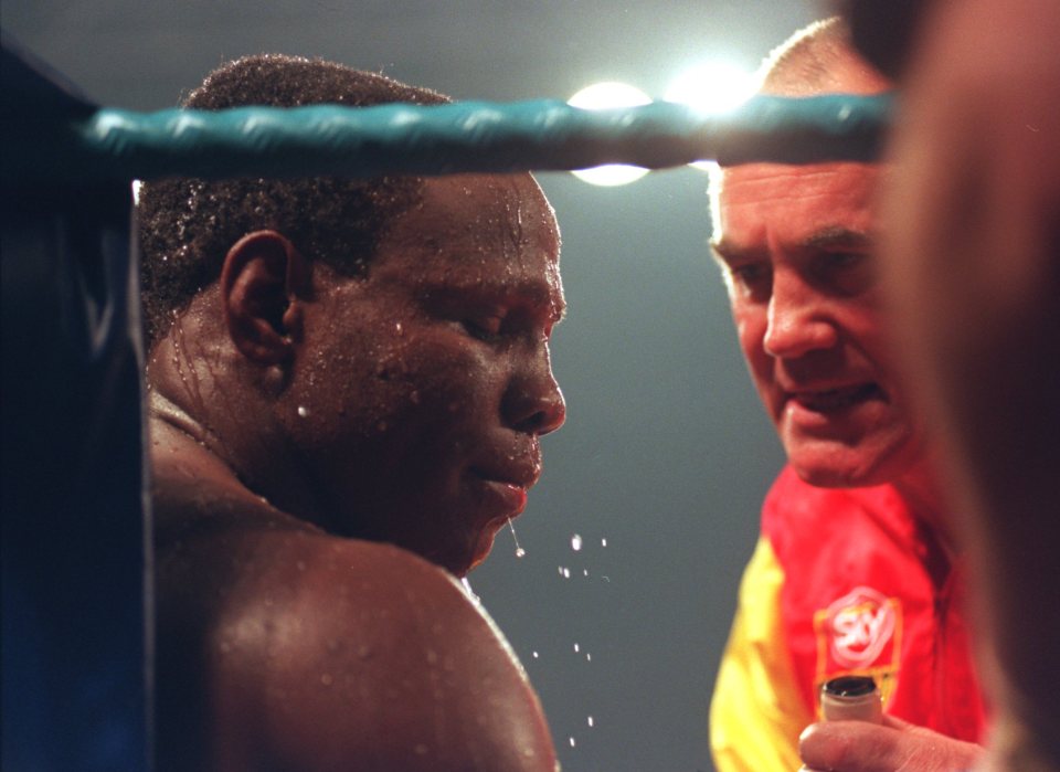 Ronnie Davies trained Eubank Sr throughout his career and then went on to become a part of his son's training team too