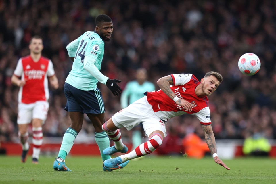 White has also looked assured in the Arsenal defence this season