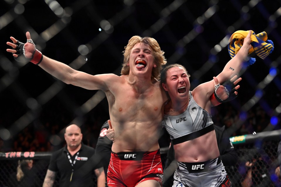 Fellow Scousers Pimblett and McCann enjoyed a special night at the O2 Arena last March