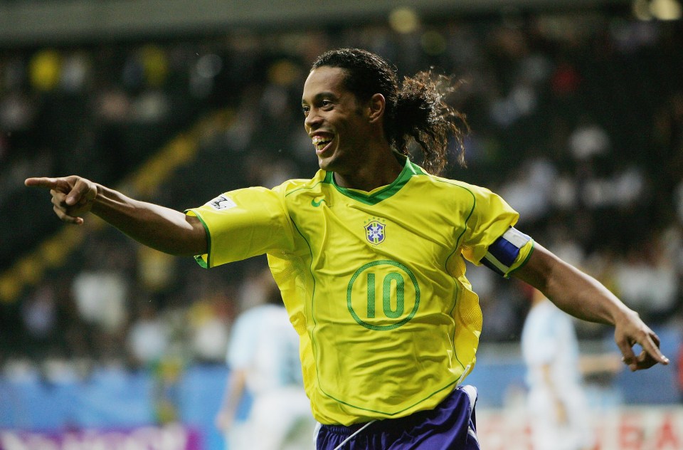 His biggest role model was - and still is - Ronaldinho Gaucho who inspired him in Brazil