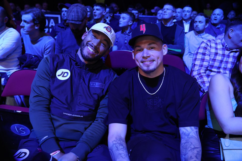Phillips enjoyed the fight at ringside