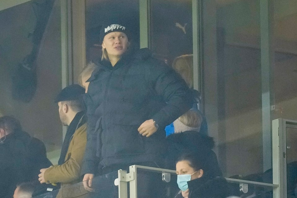 Haaland has been forced to watch much of this season from the sidelines