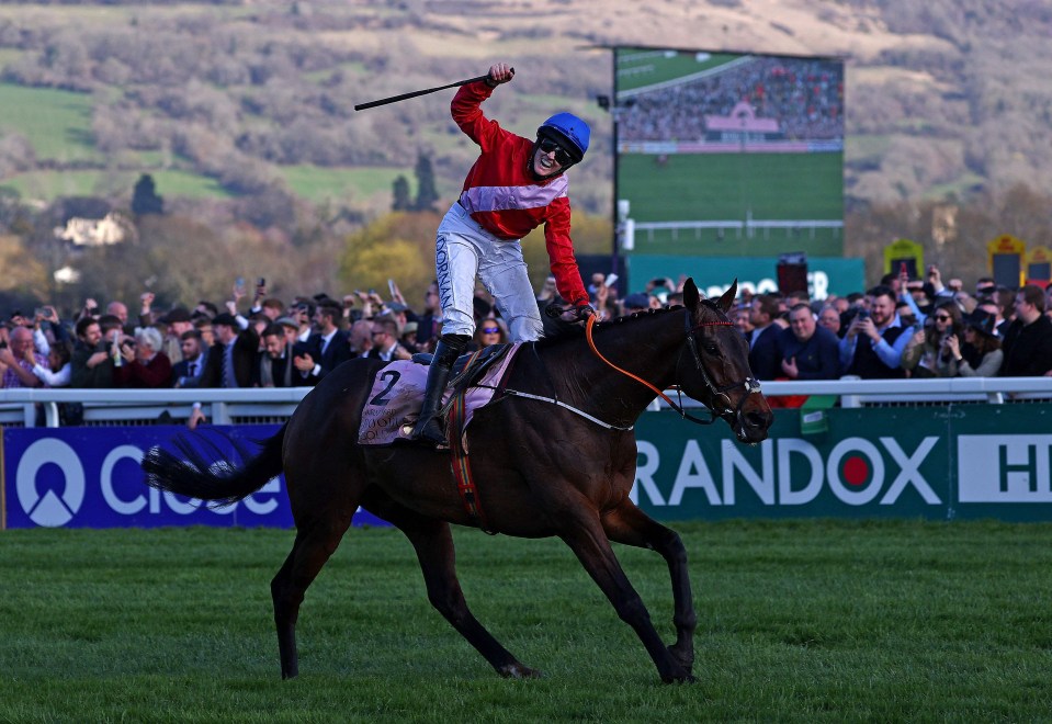 Rachael Blackmore won the Gold Cup on A Plus Tard valiantly last year