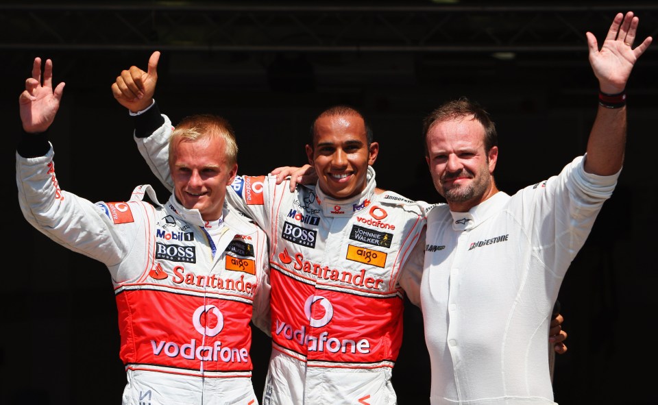 At the same mark, Hamilton had more wins, poles and podiums