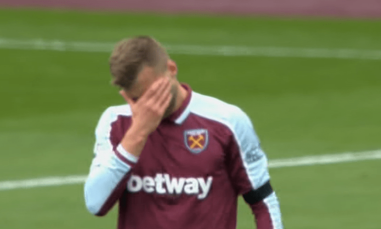 Yarmolenko was reduced to tears after celebrating his goal