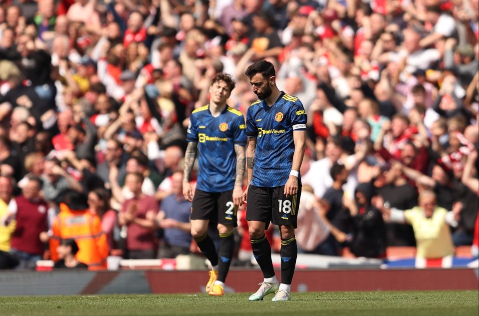 It capped off a miserable afternoon for stand-in United captain Fernandes
