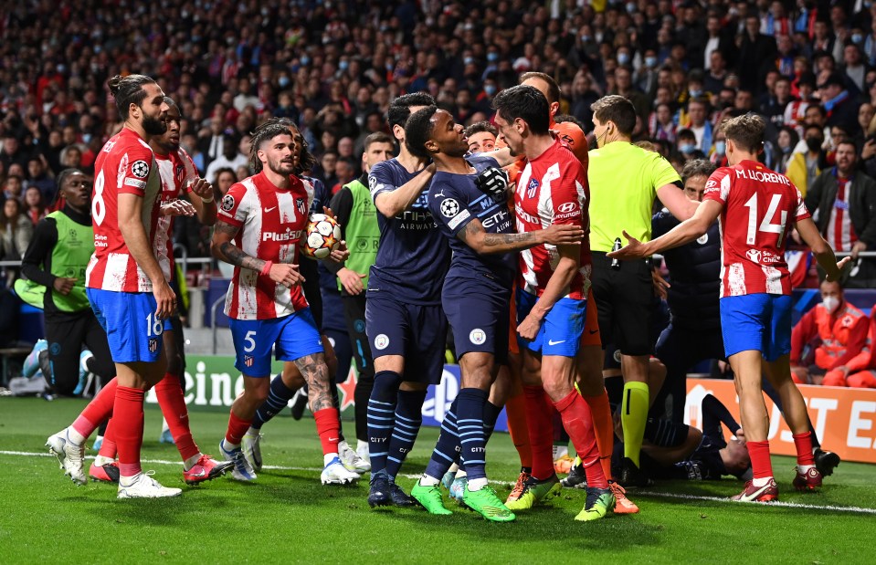 City started the game agitated after their slugfest in Madrid