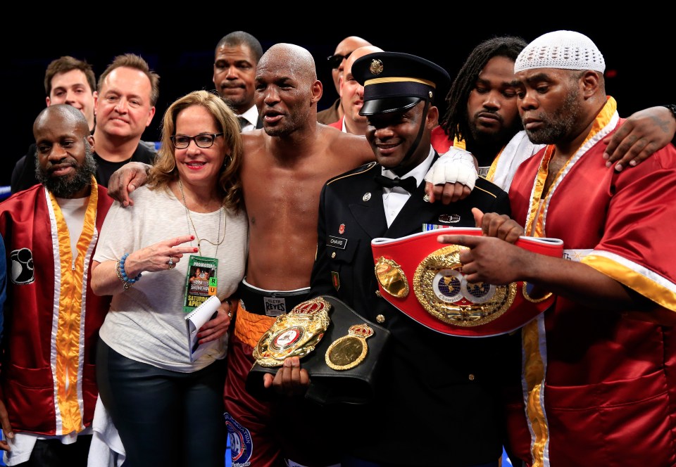 Hopkins held onto his light heavyweight titles till he was 49