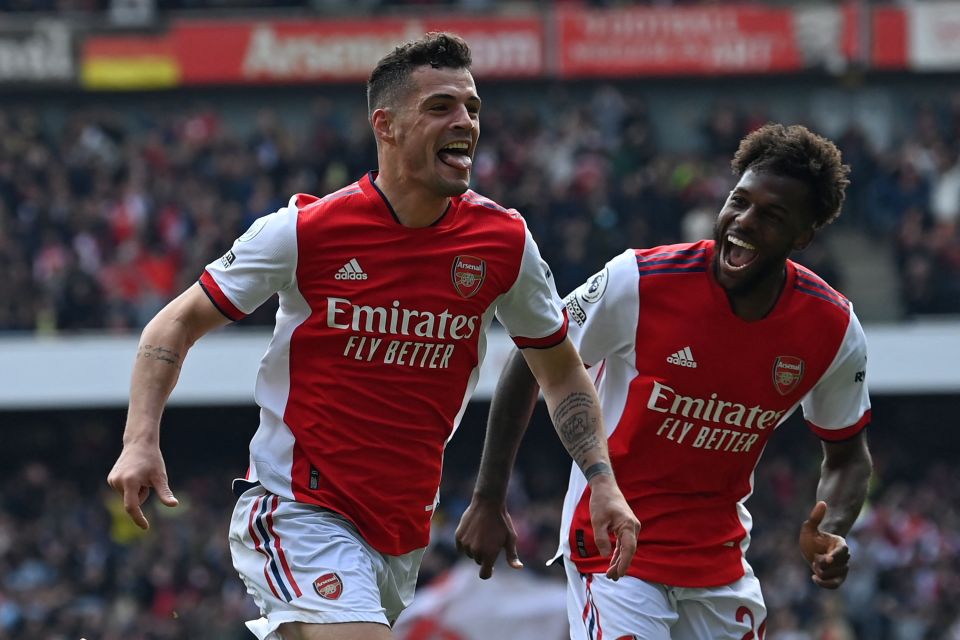 Xhaka made sure of the victory with a thunderbolt from distance