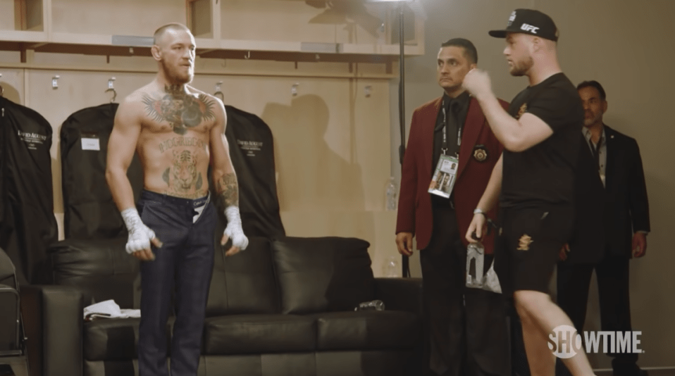 Conor McGregor began to panic after realising he'd left his gear bag at home