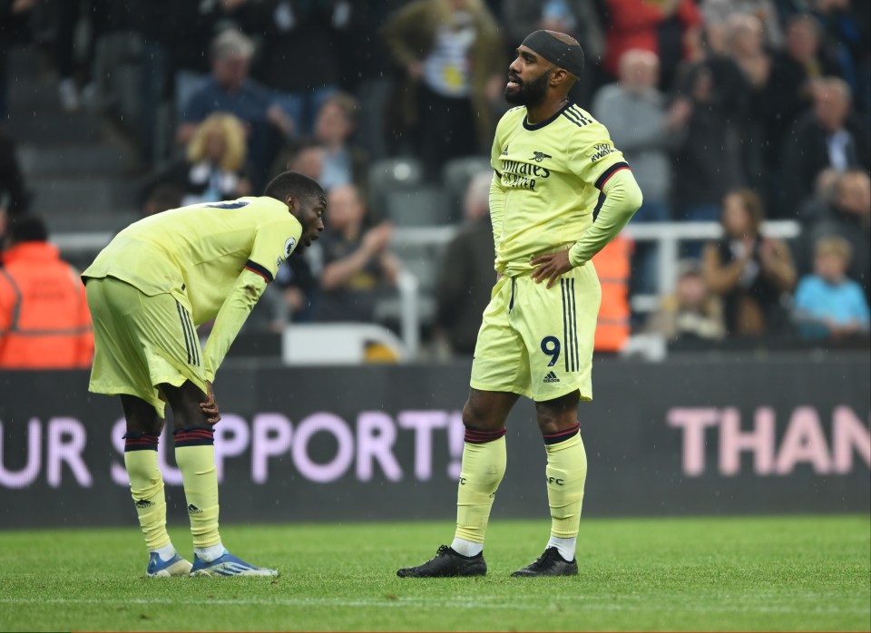 Lacazette and Nketiah could lead the list of outgoing Arsenal stars this summer