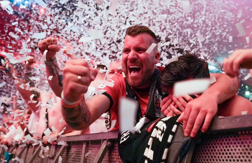 There were 50,000 fans packed into the club's home stadium to watch the final