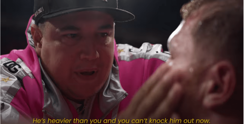 Reynoso thought the size difference would be too much to overcome for Canelo to get the knockout he needed