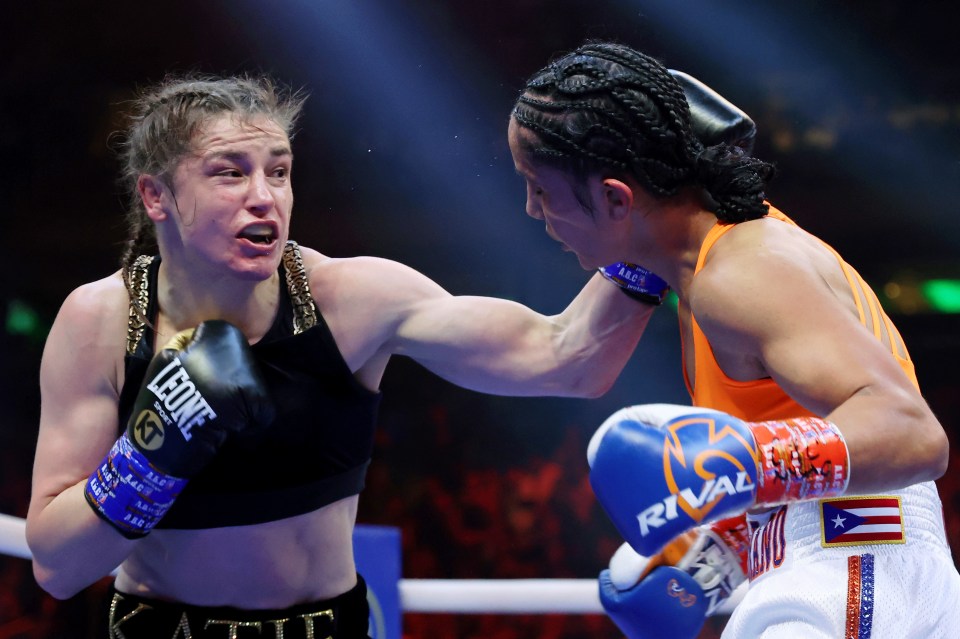 Taylor's counter punches were the more eye catching shots early on