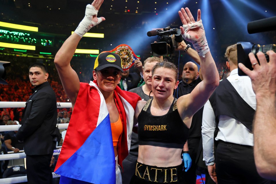 Taylor beat Serrano via split decision in Madison Square Garden in April 2022