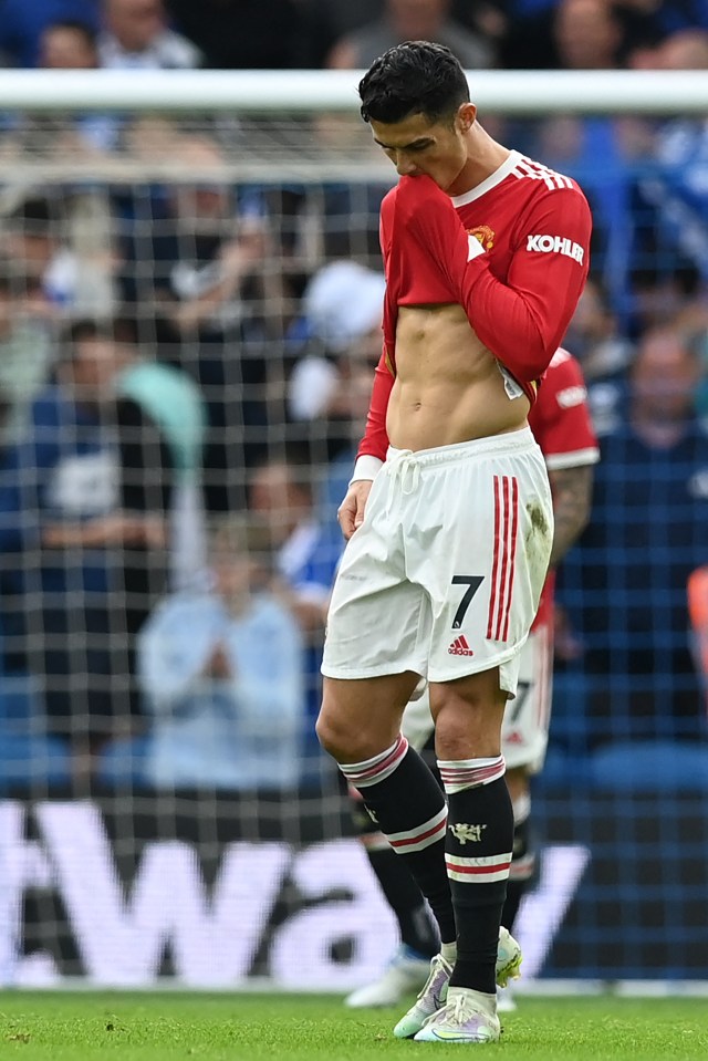 Ronaldo's demeanor symbolised the feeling among United fans